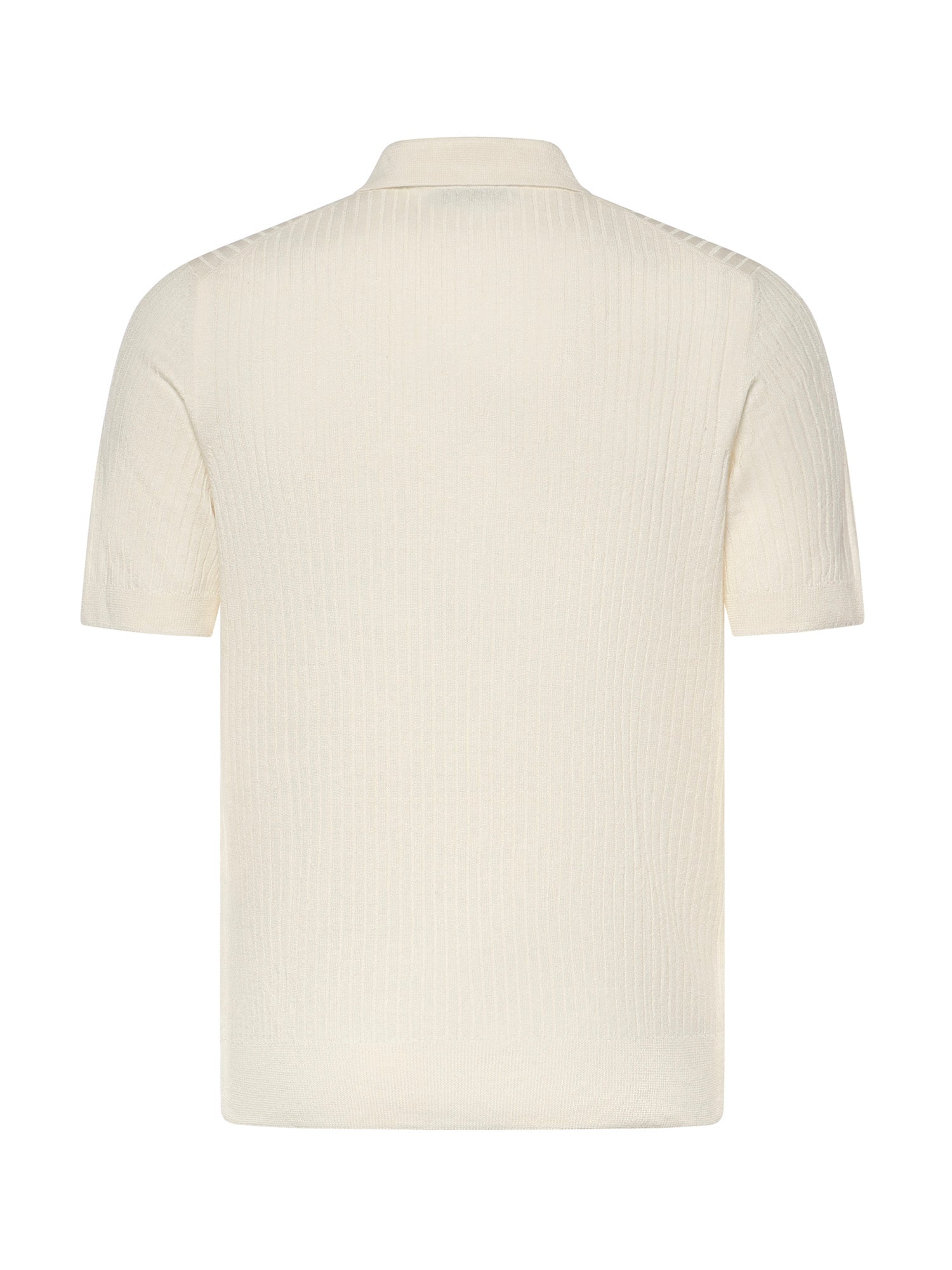 Polo in cotone a coste 57118 18641001 GALIANO 