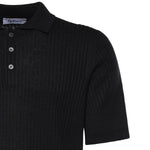 Polo in cotone a coste 57118 18641099 GALIANO 