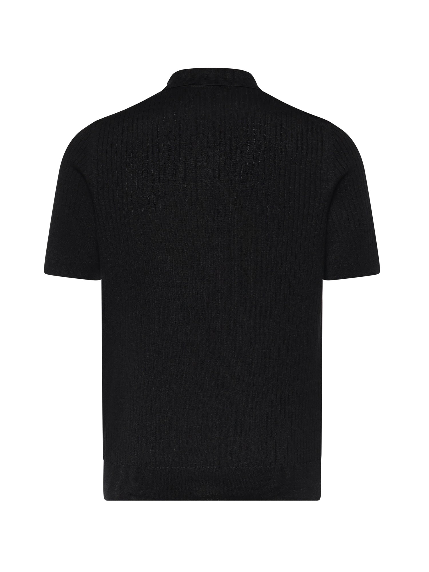 Polo in cotone a coste 57118 18641099 GALIANO 