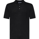 Polo in cotone a coste 57118 18641099 GALIANO 