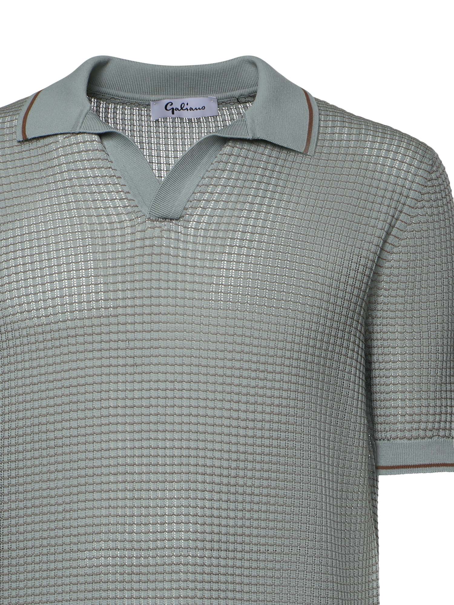 Polo in cotone 57191 20650510 GALIANO 