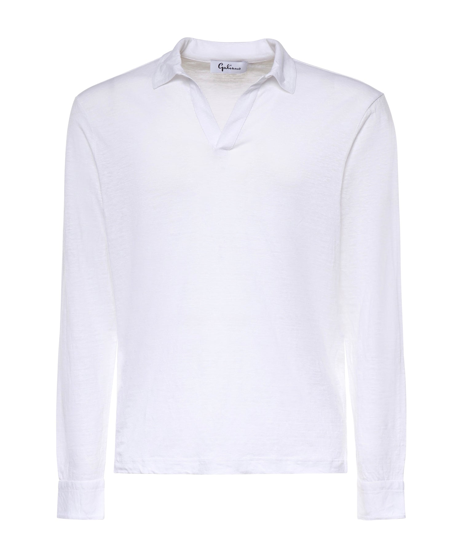 Polo in lino 60191 96803250 GALIANO 