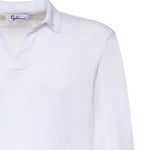 Polo in lino 60191 96803250 GALIANO 