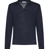 Polo in lino 60191 96803306 GALIANO 