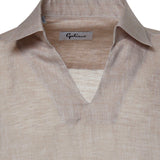 Polo Atlantis in lino ATLANTIS BEIGE GALIANO 