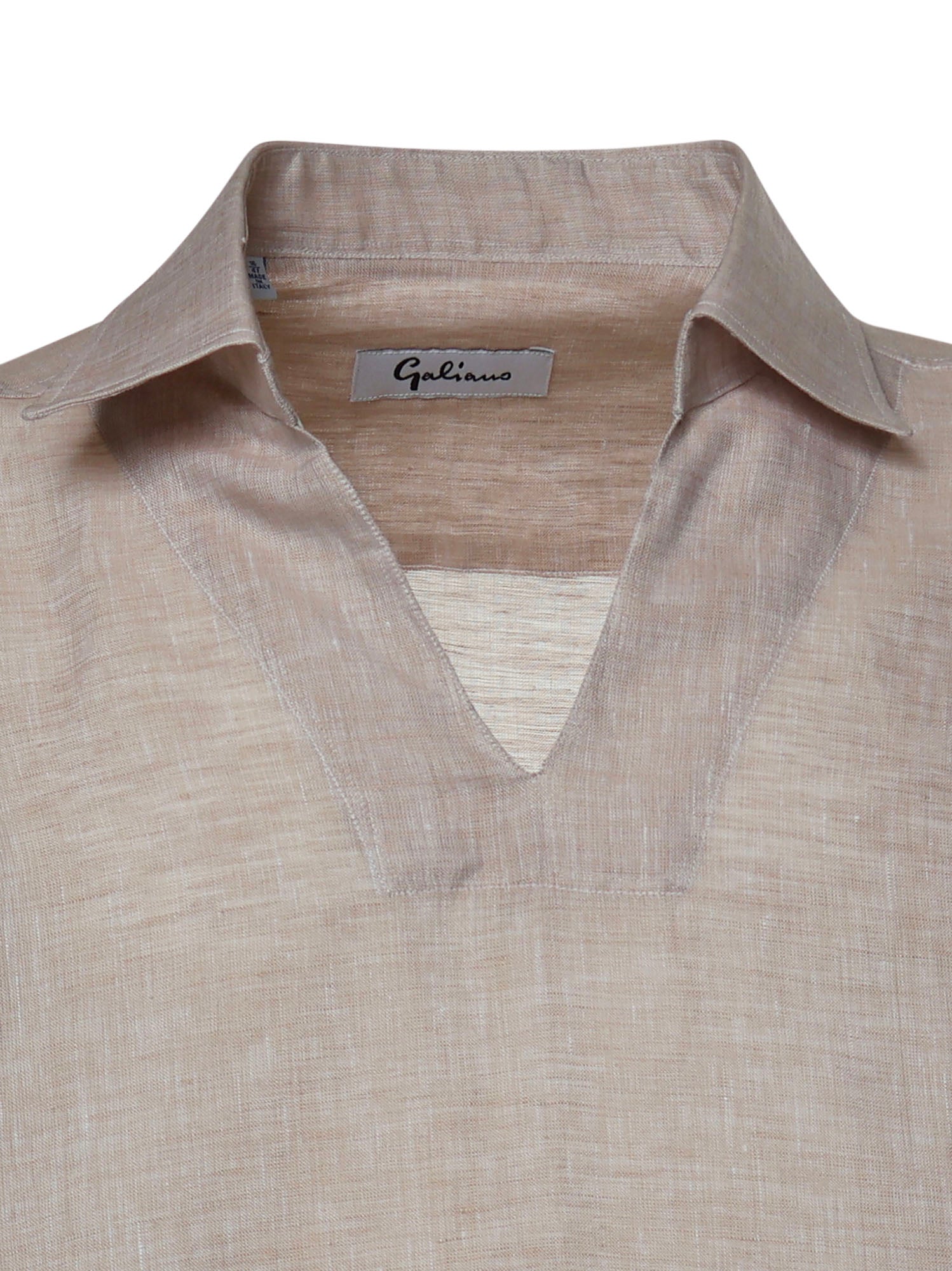 Polo Atlantis in lino ATLANTIS BEIGE GALIANO 