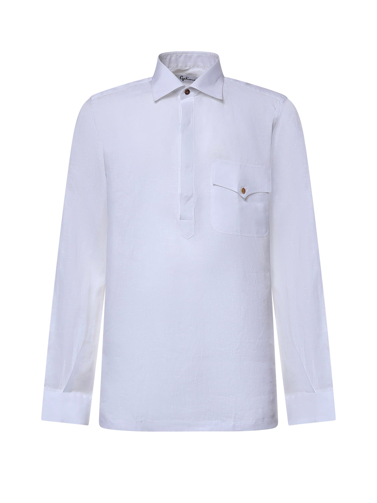 Camicia Rits in lino RITS BIANCO GALIANO 