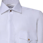 Camicia Rits in lino RITS BIANCO GALIANO 