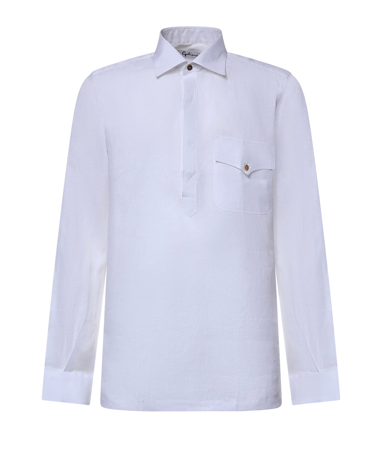 Camicia Rits in lino RITS BIANCO GALIANO 