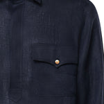 Camicia Rits in lino RITS BLU GALIANO 