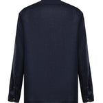 Camicia Rits in lino RITS BLU GALIANO 