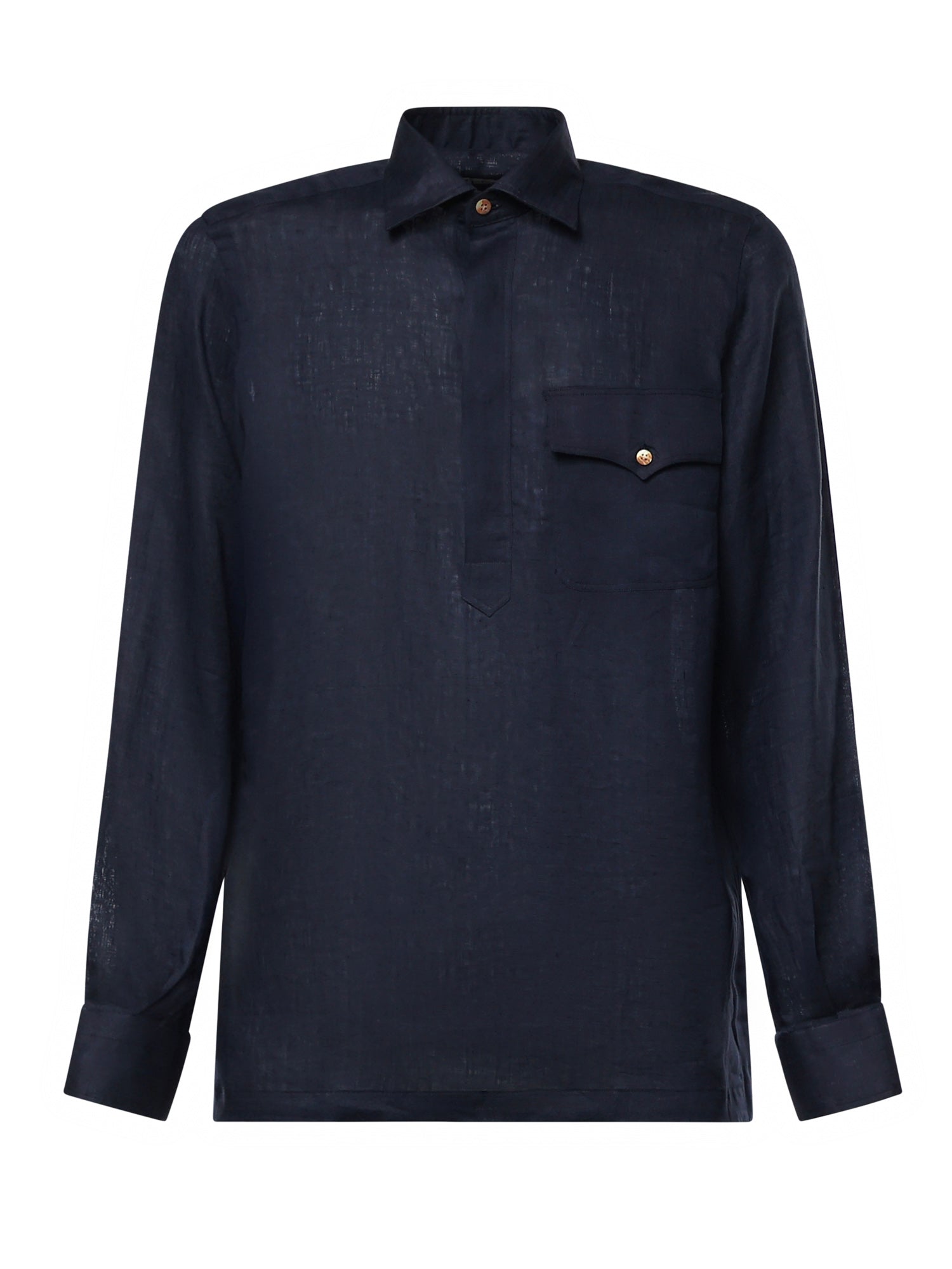 Camicia Rits in lino RITS BLU GALIANO 