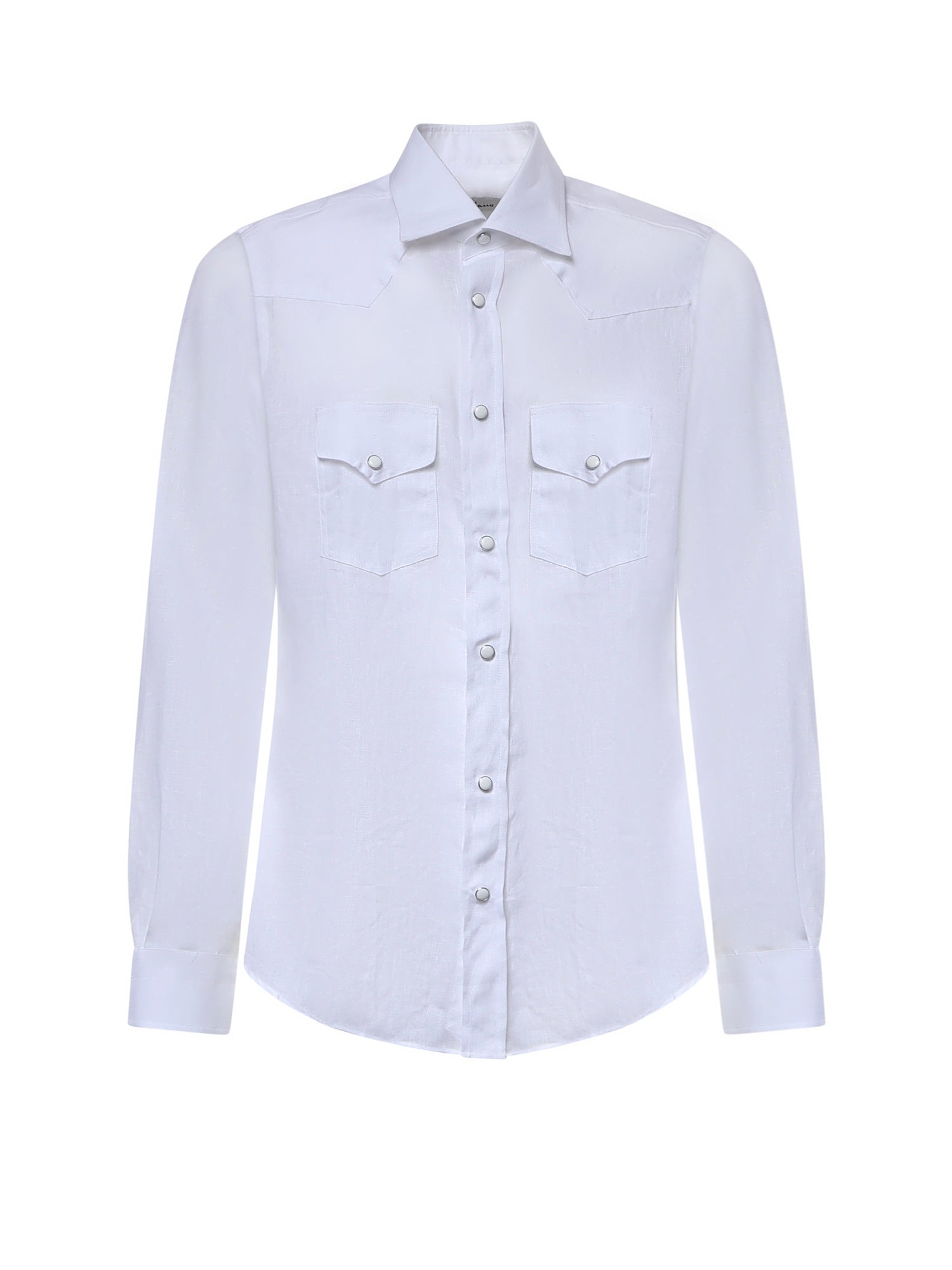 Camicia Savoy in lino SAVOY BIANCO GALIANO 
