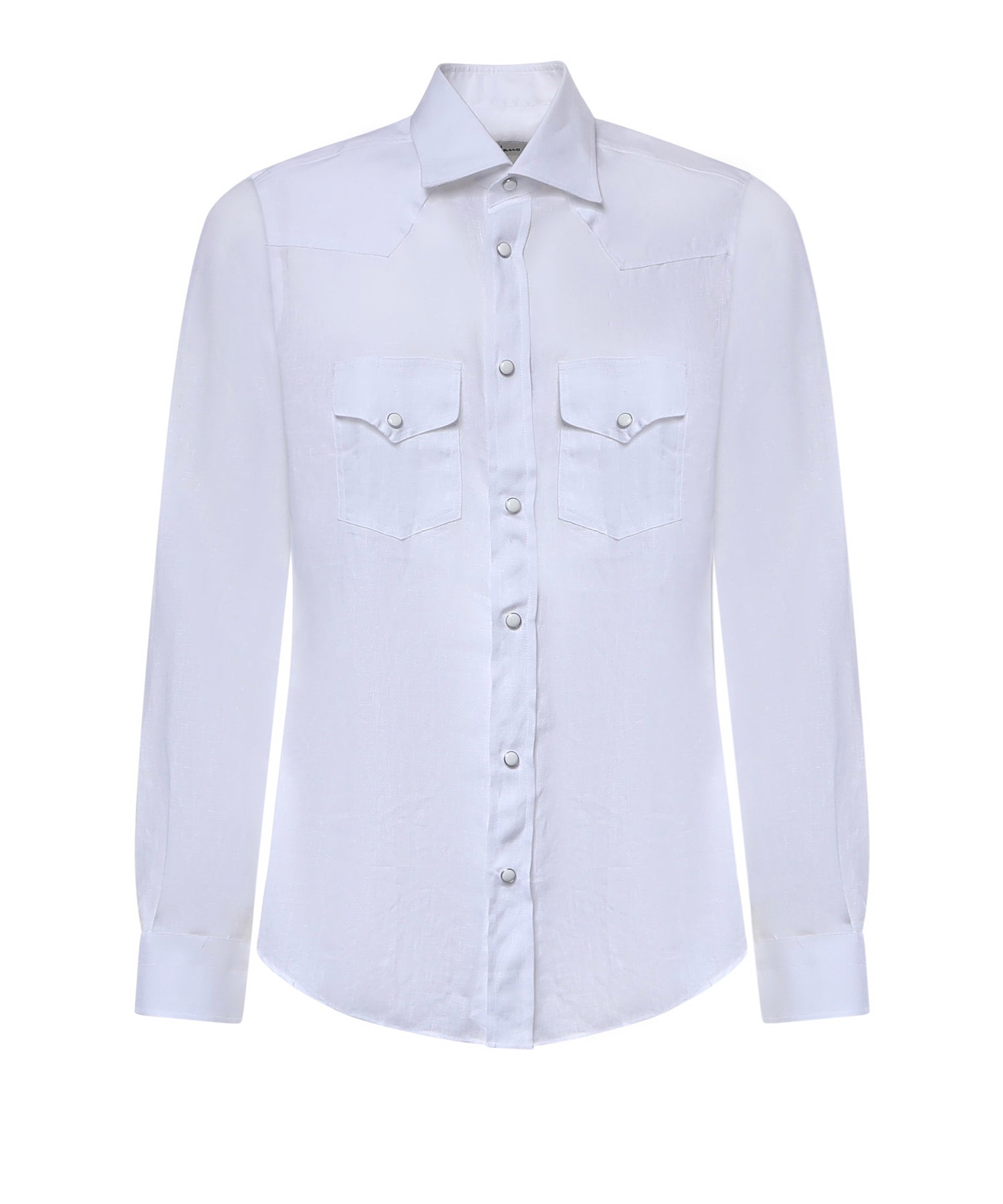 Camicia Savoy in lino SAVOY BIANCO GALIANO 