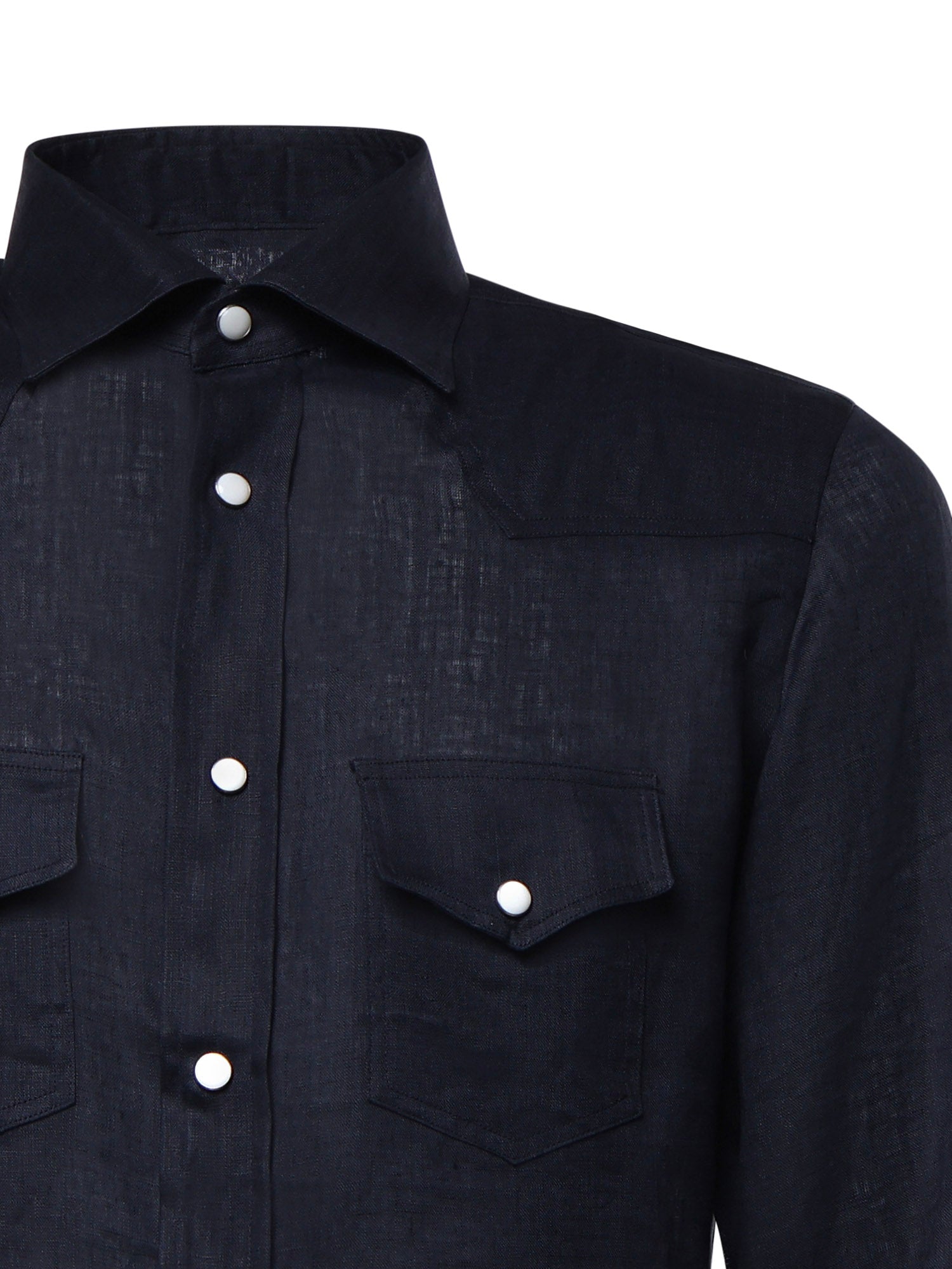 Camicia Savoy in lino SAVOY BLU GALIANO 