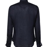 Camicia Savoy in lino SAVOY BLU GALIANO 