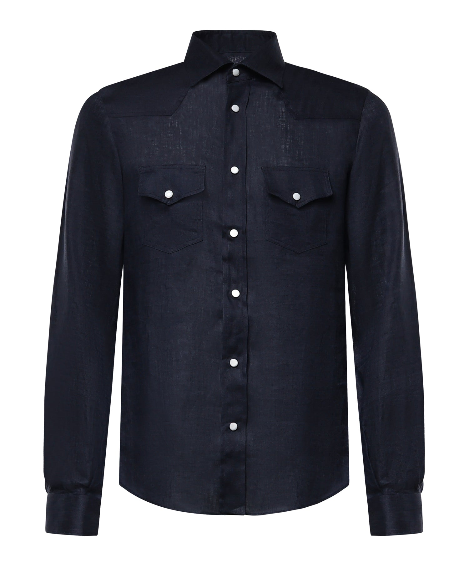 Camicia Savoy in lino SAVOY BLU GALIANO 