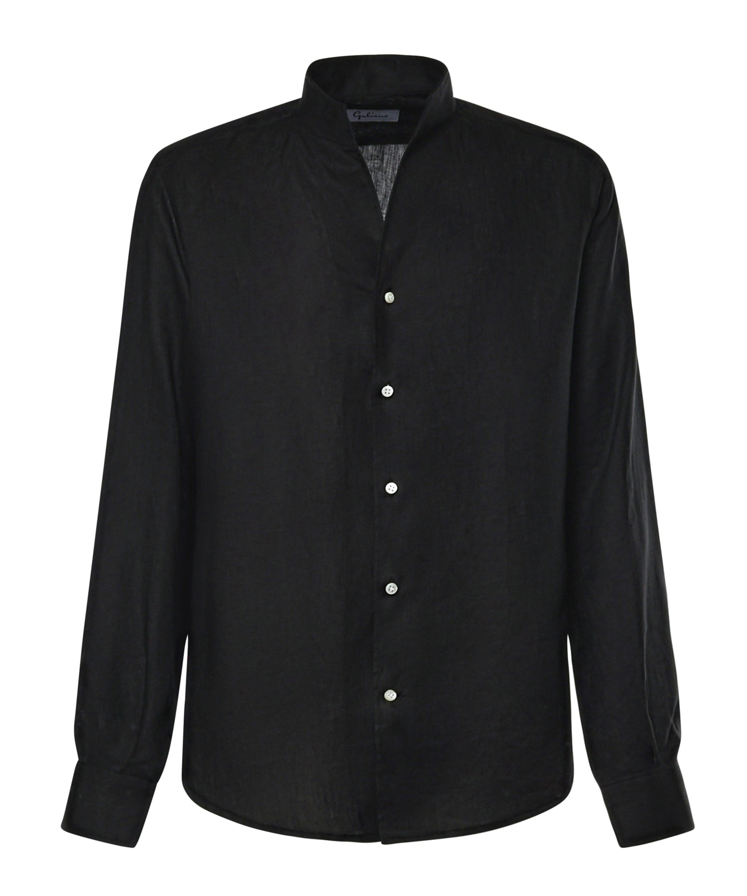 Camicia St.Regis in lino ST.REGIS NERO GALIANO 