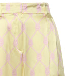 Pantaloni in seta con stampa nappine 80AAA118 N0695162 GENNY 