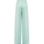 Pantaloni in envers satin 80AAA123 N0707189 GENNY 