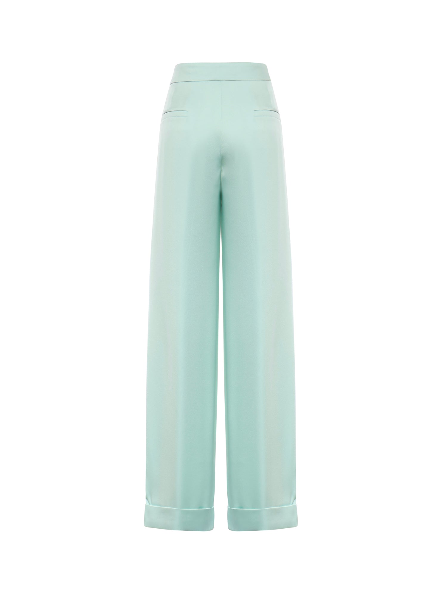 Pantaloni in envers satin 80AAA123 N0707189 GENNY 