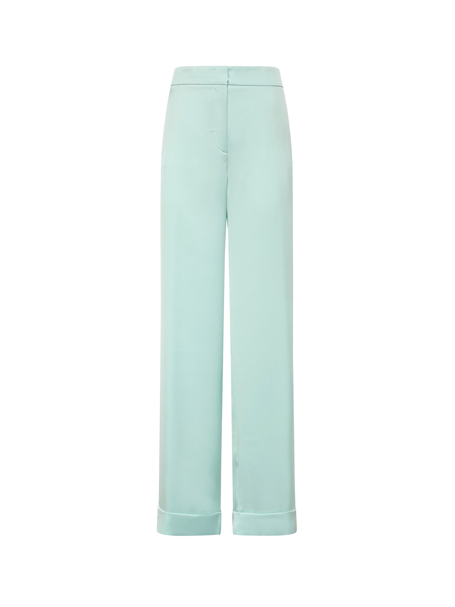 Pantaloni in envers satin 80AAA123 N0707189 GENNY 
