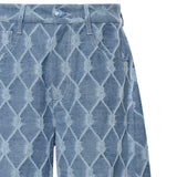 Jeans balloon in jacquard nappine<BR/> 80AAB108 DT091904 GENNY 