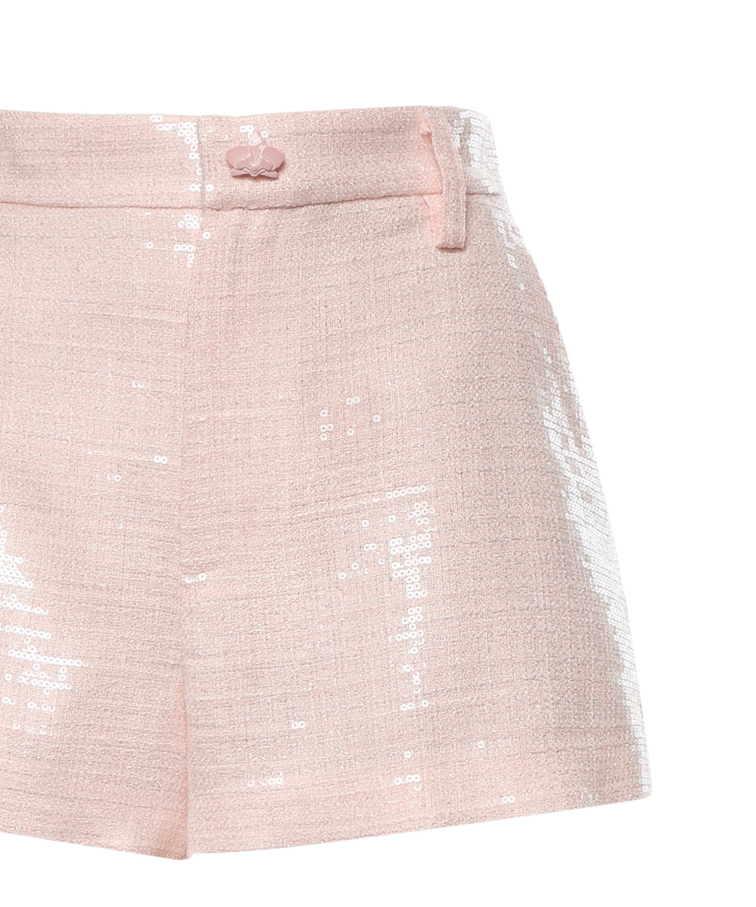 Shorts in tweed di paillettes 80AAD125 N0729439 GENNY 