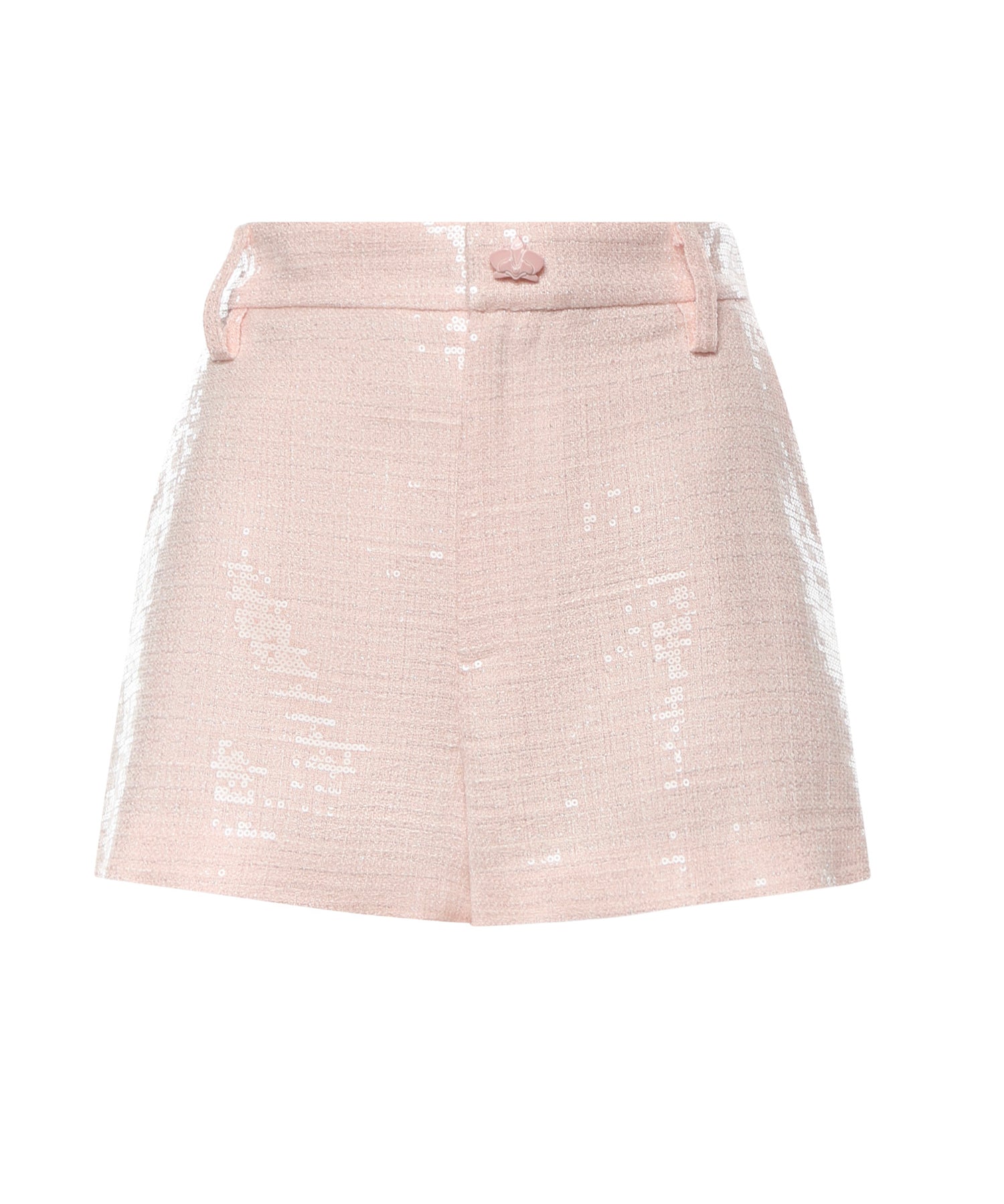Shorts in tweed di paillettes 80AAD125 N0729439 GENNY 