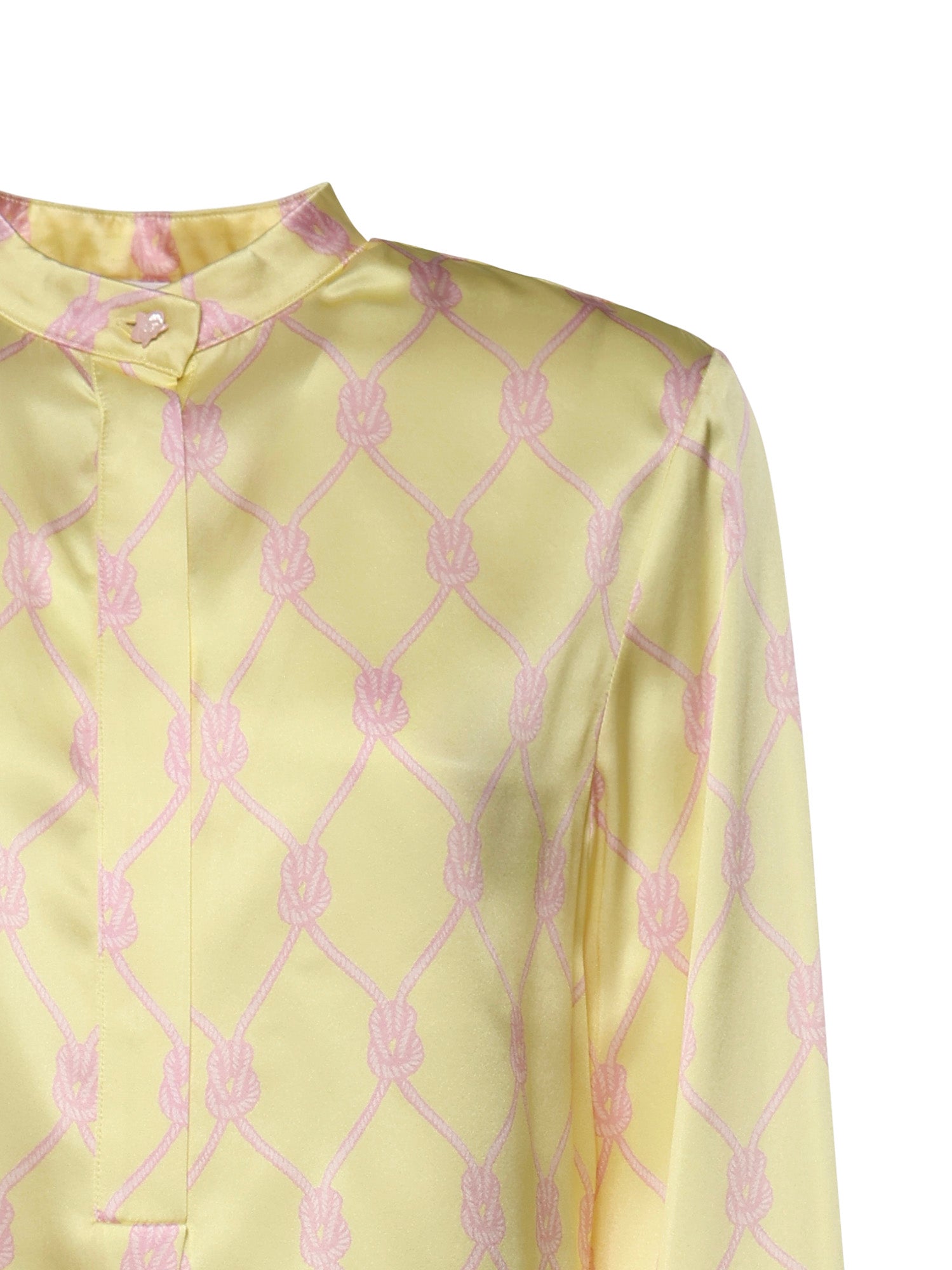 Camicia in seta con stampa nappine 80AAL635 NS850656 GENNY 