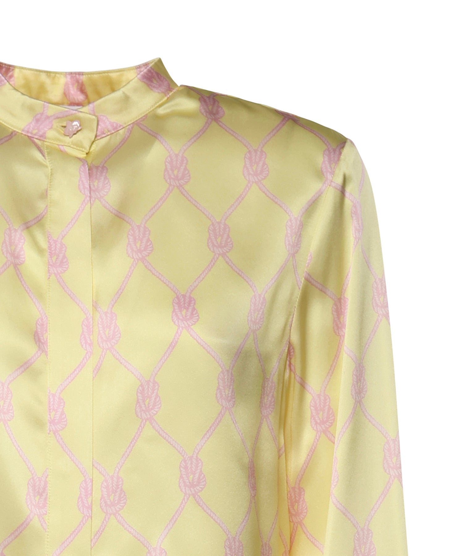 Camicia in seta con stampa nappine 80AAL635 NS850656 GENNY 