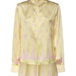 Camicia in seta con stampa nappine 80AAL635 NS850656 GENNY 
