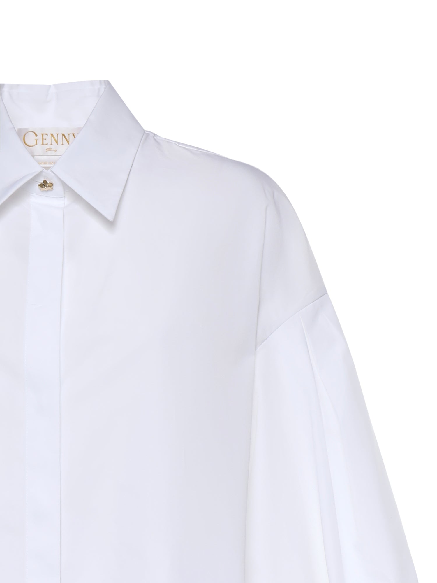 Camicia in popeline di cotone 80AAL648 N0718003 GENNY 