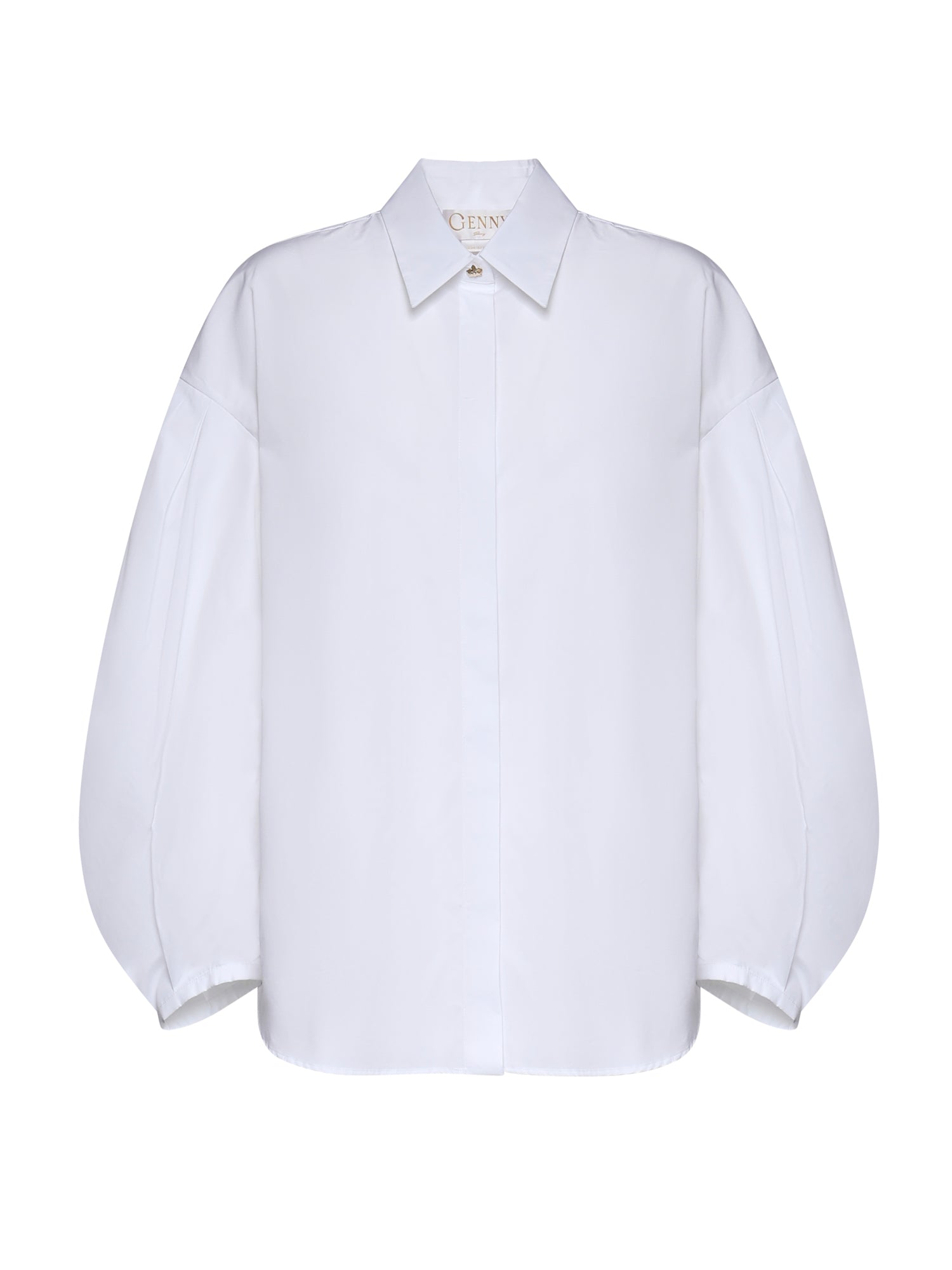 Camicia in popeline di cotone 80AAL648 N0718003 GENNY 