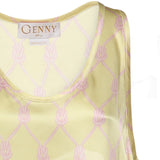 Top in seta con stampa nappine 80AAM627 NS850656 GENNY 