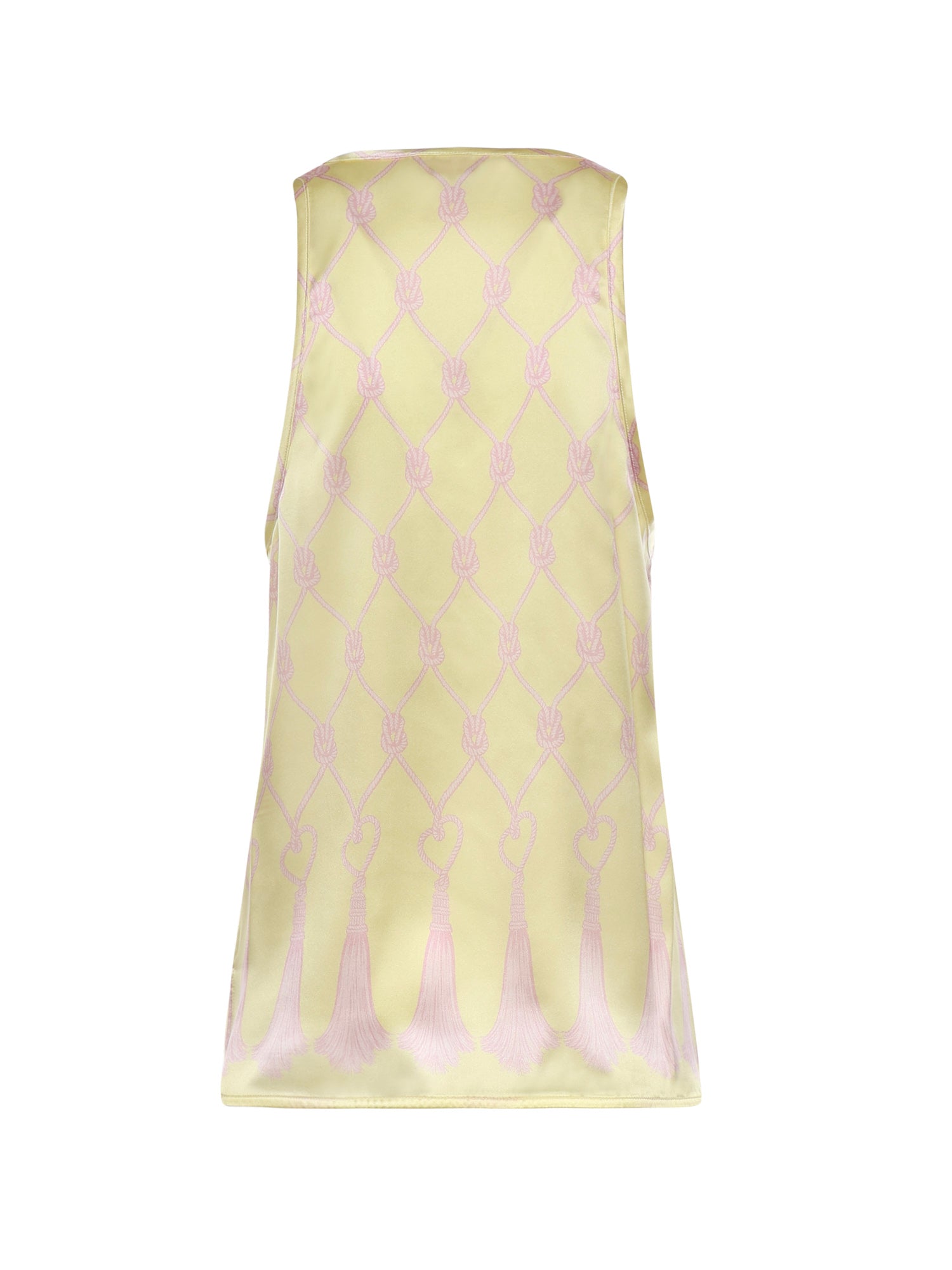 Top in seta con stampa nappine 80AAM627 NS850656 GENNY 