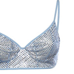 Top in rete con strass 80AAM629 J0299225 GENNY 