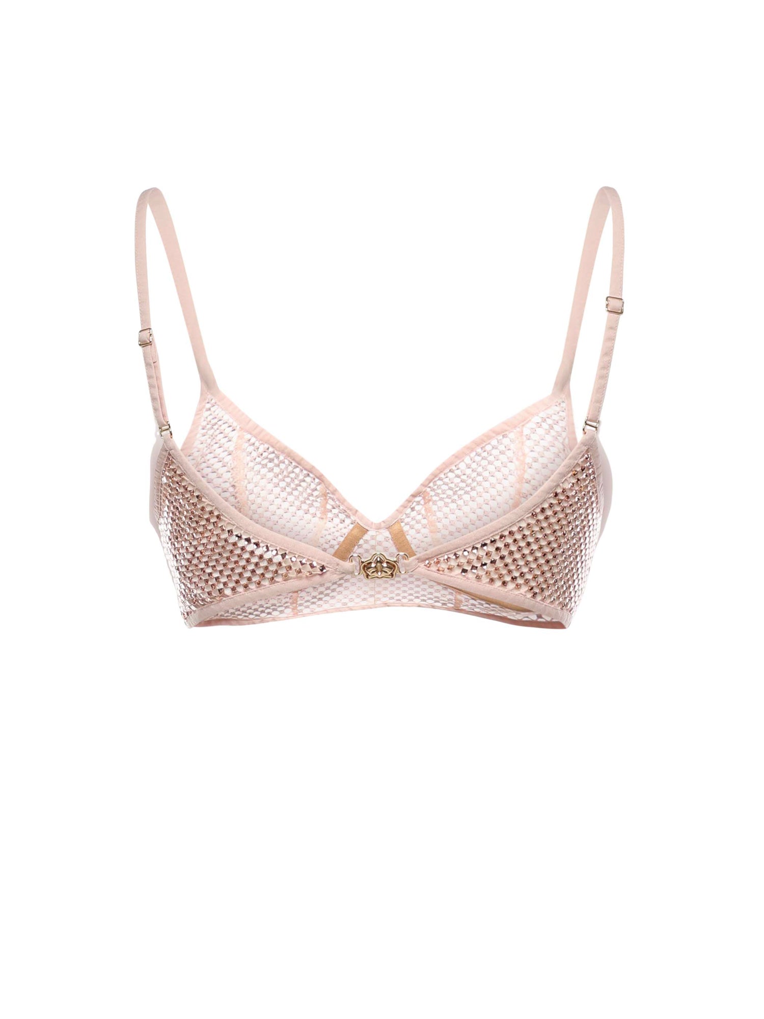 Top in rete con strass 80AAM629 J0299439 GENNY 