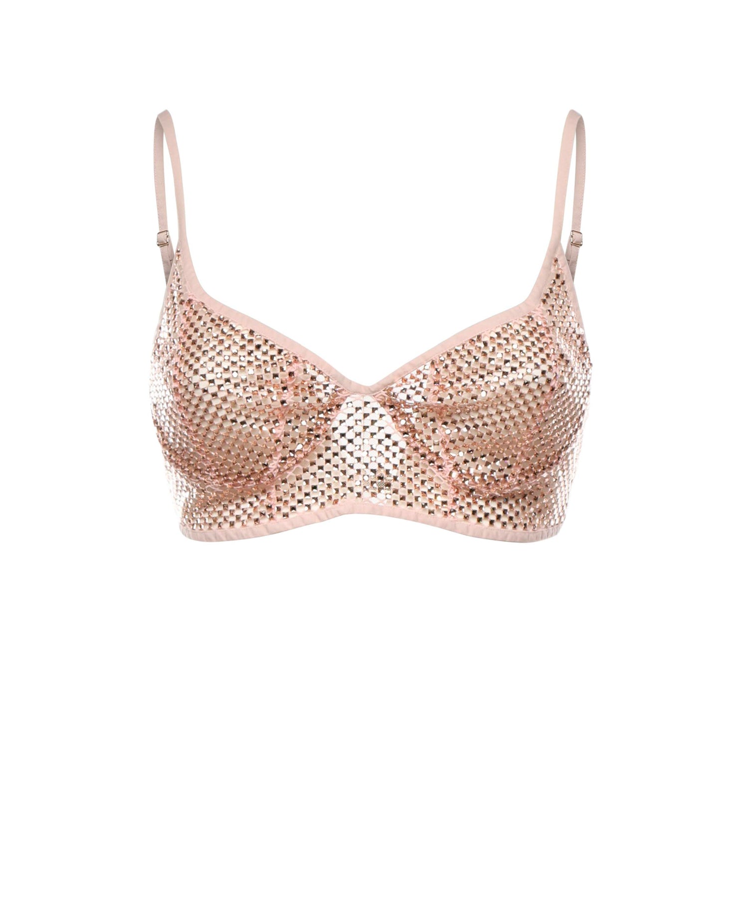 Top in rete con strass 80AAM629 J0299439 GENNY 