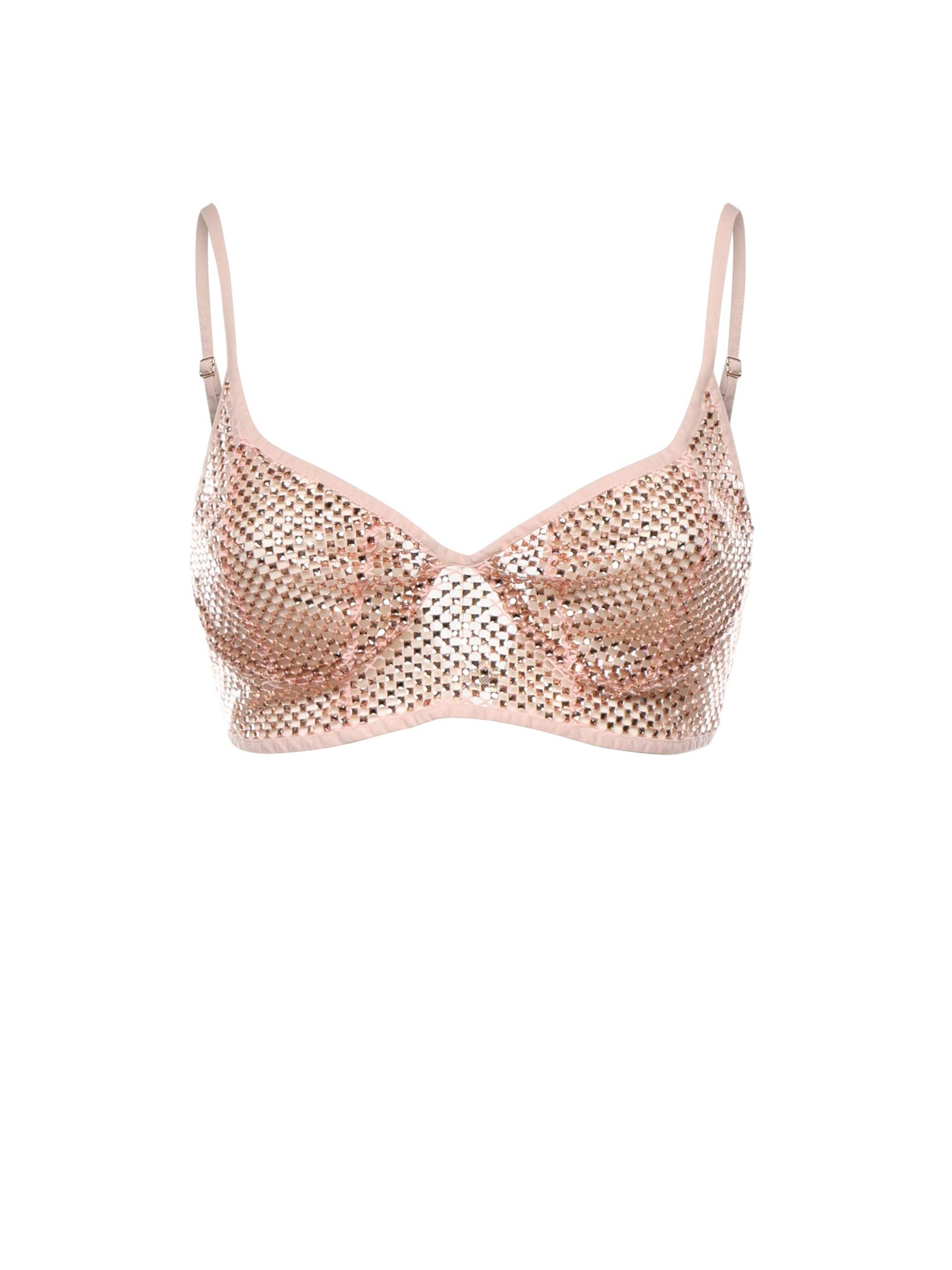 Top in rete con strass 80AAM629 J0299439 GENNY 