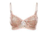 Top in rete con strass 80AAM629 J0299439 GENNY 