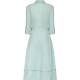 Abito midi in lino 80AAO42E N0750189 GENNY 