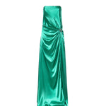 Abito lungo con nappina gioiello Circle Strass 80AAO447 N0695162 GENNY 