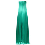Abito lungo con nappina gioiello Circle Strass 80AAO447 N0695162 GENNY 