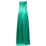 Abito lungo con nappina gioiello Circle Strass 80AAO447 N0695162 GENNY 