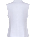 Gilet doppiopetto in lino 80AAP535 N0750003 GENNY 