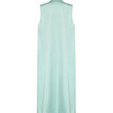 Gilet lungo in envers satin 80AAP547 N0707189 GENNY 