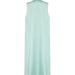 Gilet lungo in envers satin 80AAP547 N0707189 GENNY 