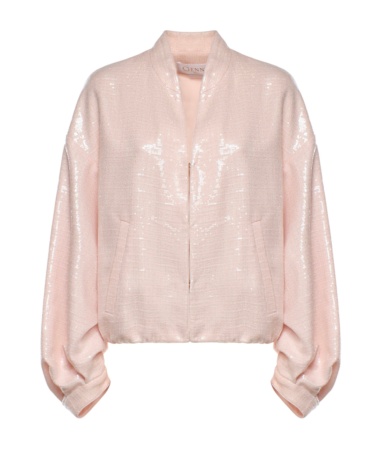 Bomber in tweed di paillettes 80AAS968 N0729439 GENNY 