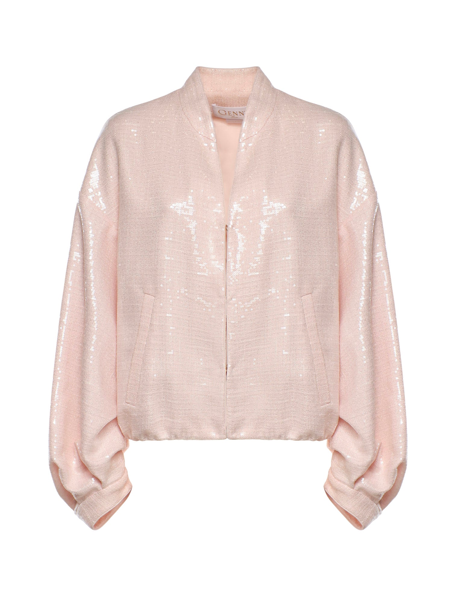 Bomber in tweed di paillettes 80AAS968 N0729439 GENNY 